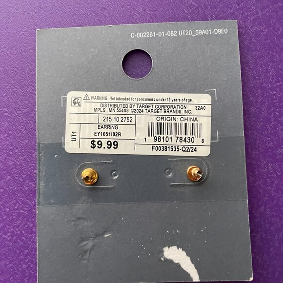 Bundle 3 pairs for $12. Universal Thread Gold Tone Dangle Earrings. - Picture 2 of 2